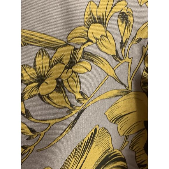 Le Sarte Pettegole Silk Blouse Size 42 (Italy) Multi Color w/ Floral Design - Picture 5 of 6